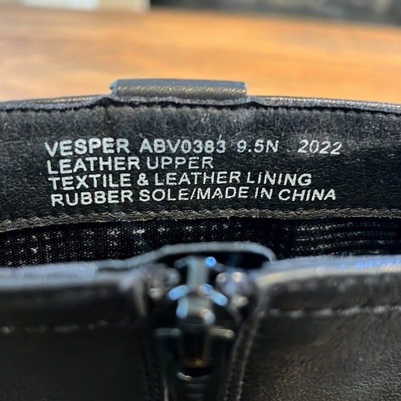 ABEO Vesper black leather booties - Picture 7 of 9